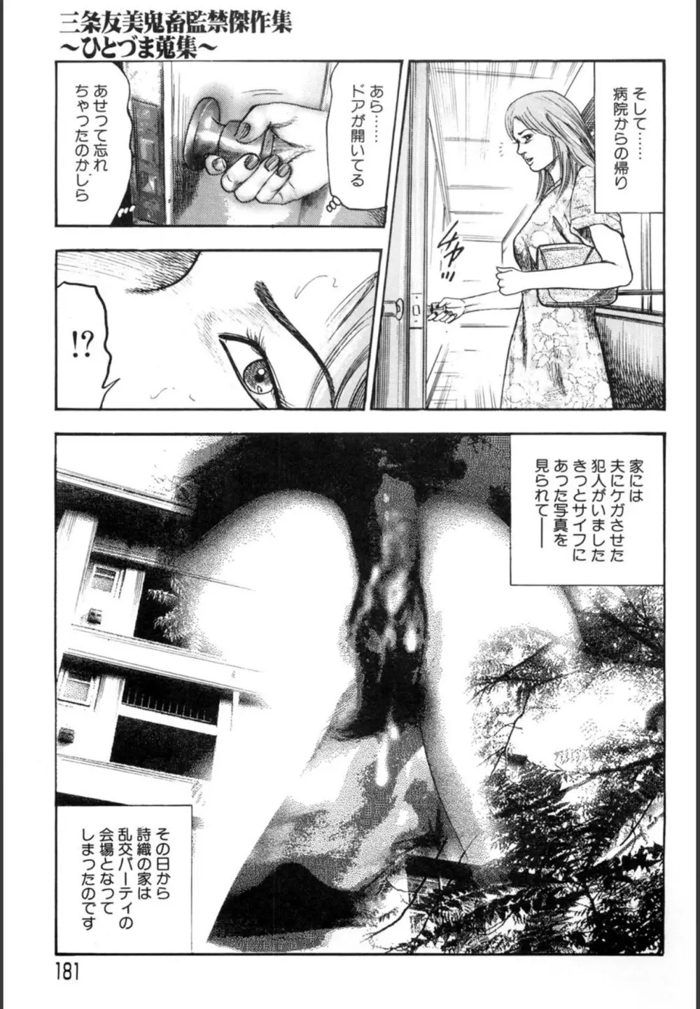 三条友美 鬼畜監禁傑作集 -ひとづま蒐集- Page.181