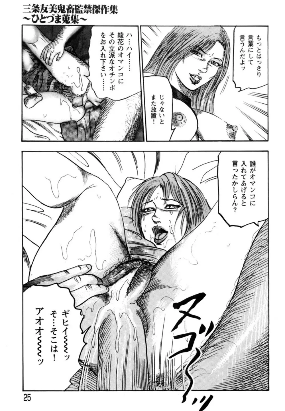 三条友美 鬼畜監禁傑作集 -ひとづま蒐集- Page.25