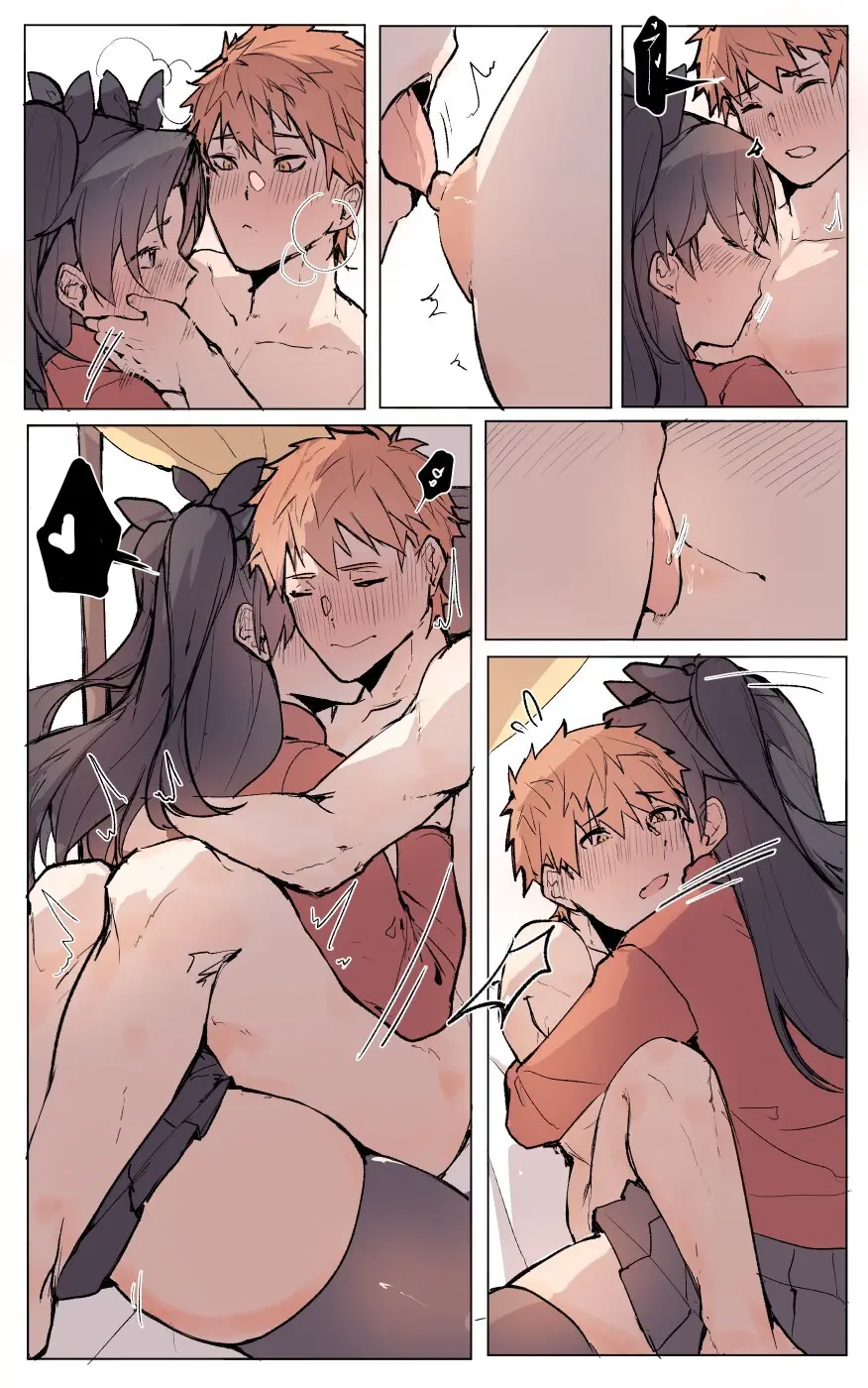 [アンゲル】 誰の肛門が無防備になったのか?! 凛×士郎 Page.8
