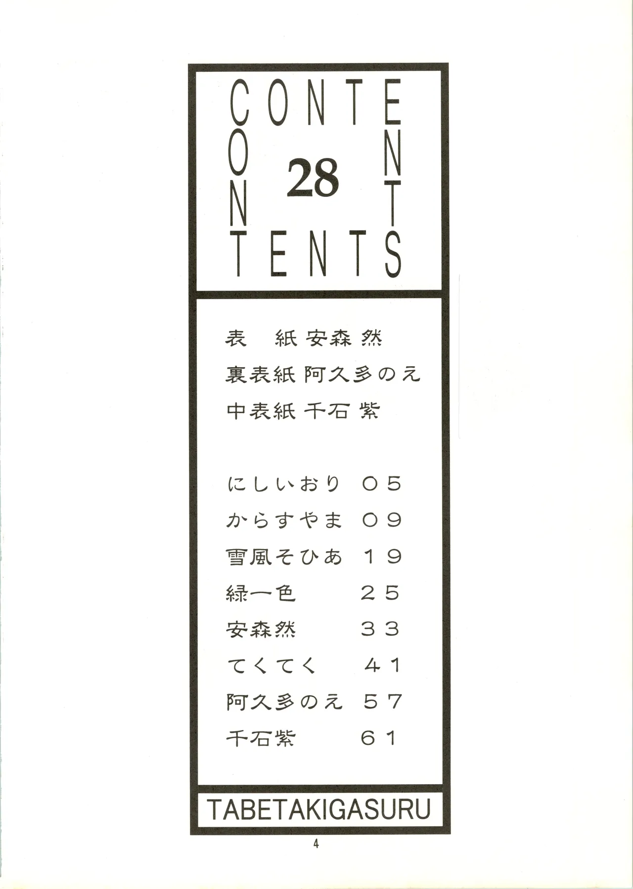 たべたきがする 28 Page.4