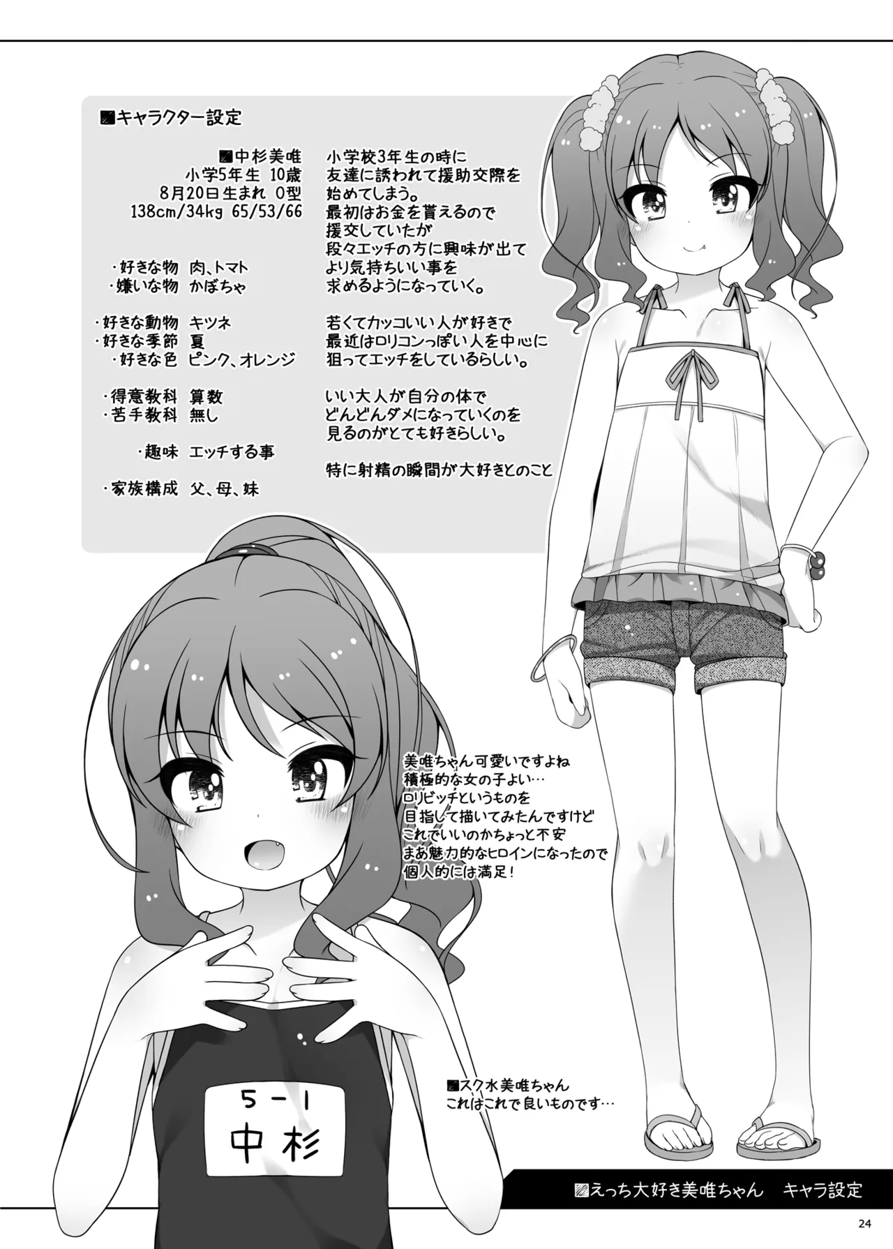 えっち大好き美唯ちゃん Page.24