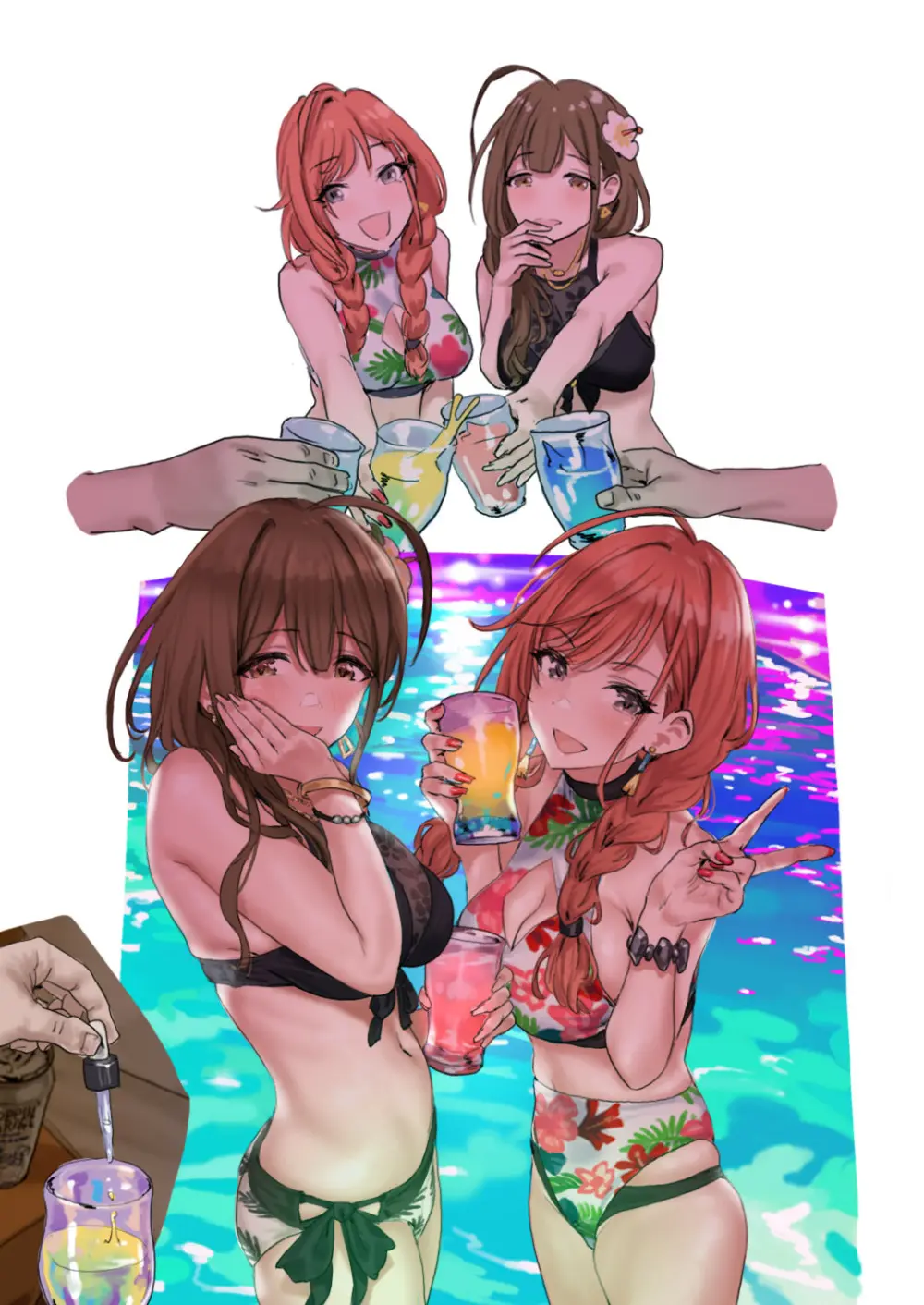 アイドルたちの黒いエロ絵本 Page.19