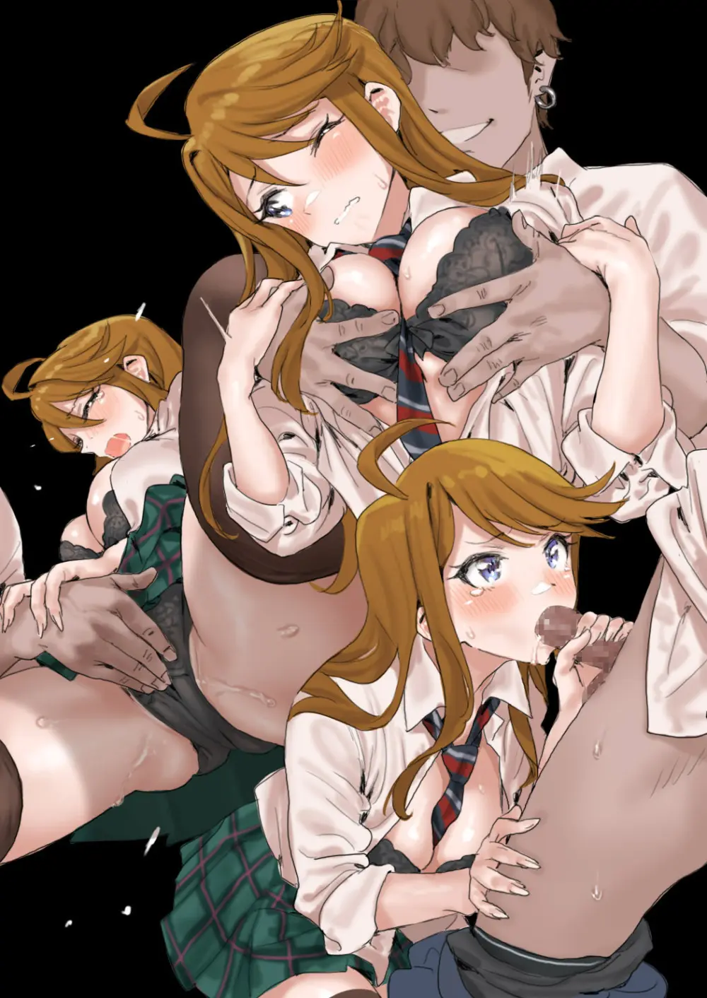 アイドルたちの黒いエロ絵本 Page.64
