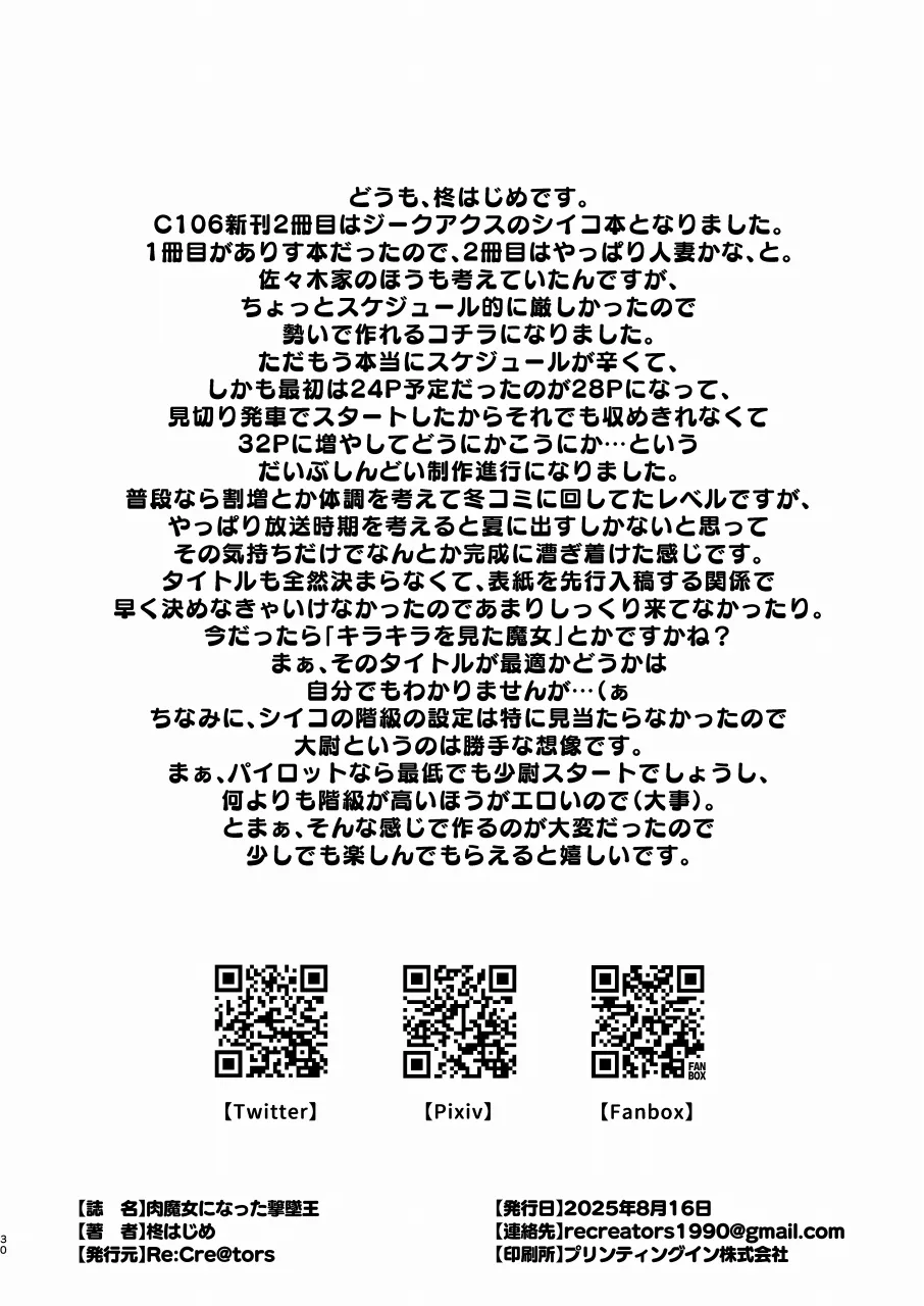 肉魔女になった撃墜王 Page.29